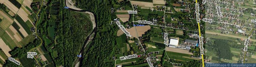 Zdjęcie satelitarne św. Królowej Jadwigi ul.